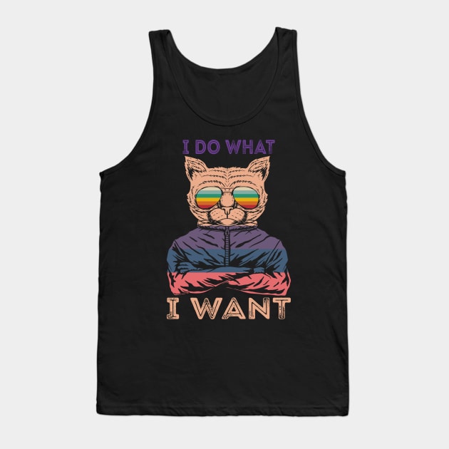 I Do What I Want Tank Top by DragonTees